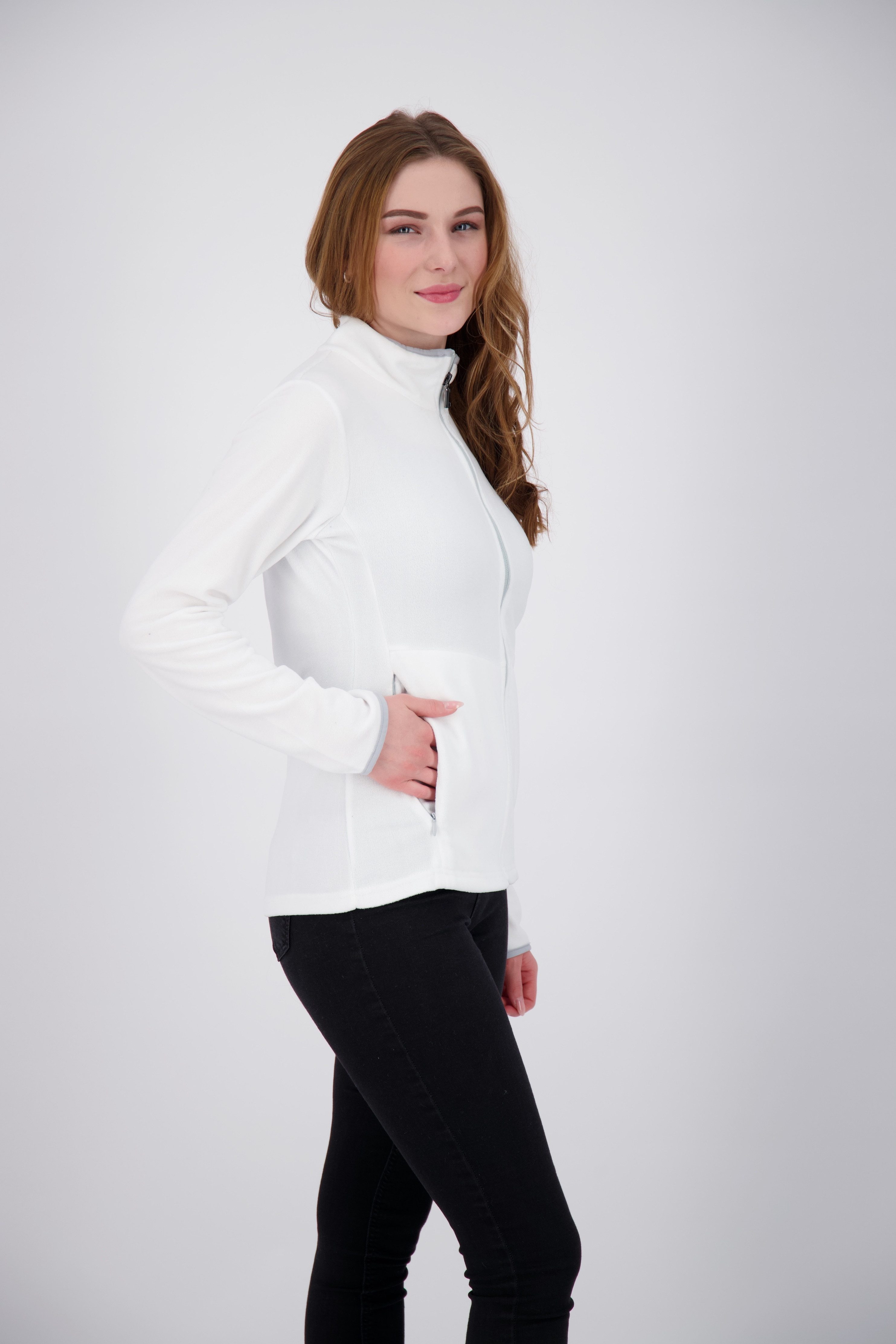 DEPROC Active Fleecejacke DECORAH II WOMEN weiche Fleecejacke in traditioneller Optik