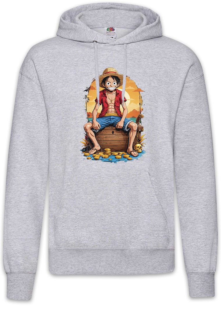 Urban Backwoods Hoodie Monkey Smile Ruffy Herren Hoodie One Pirate Adventur günstig online kaufen