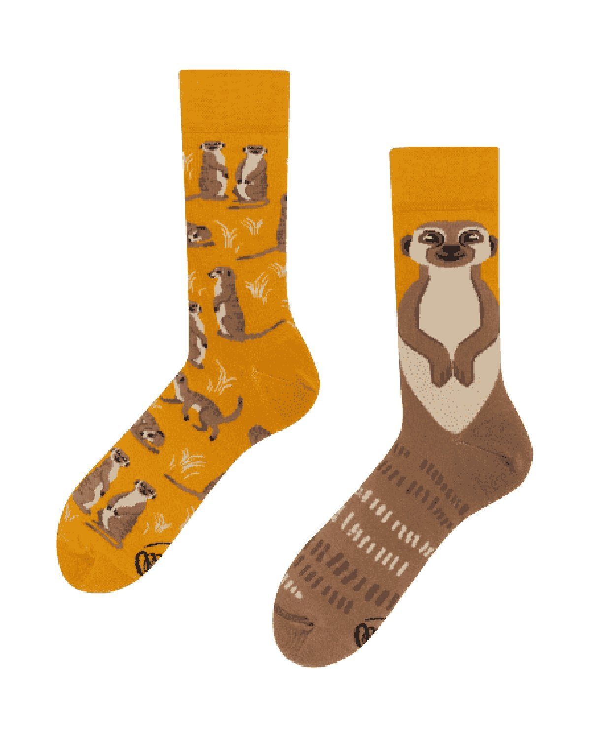 Many Mornings Freizeitsocken Many Mornings Socken The Meerkat (1 Paar, 1-Paar, 1 Paar)