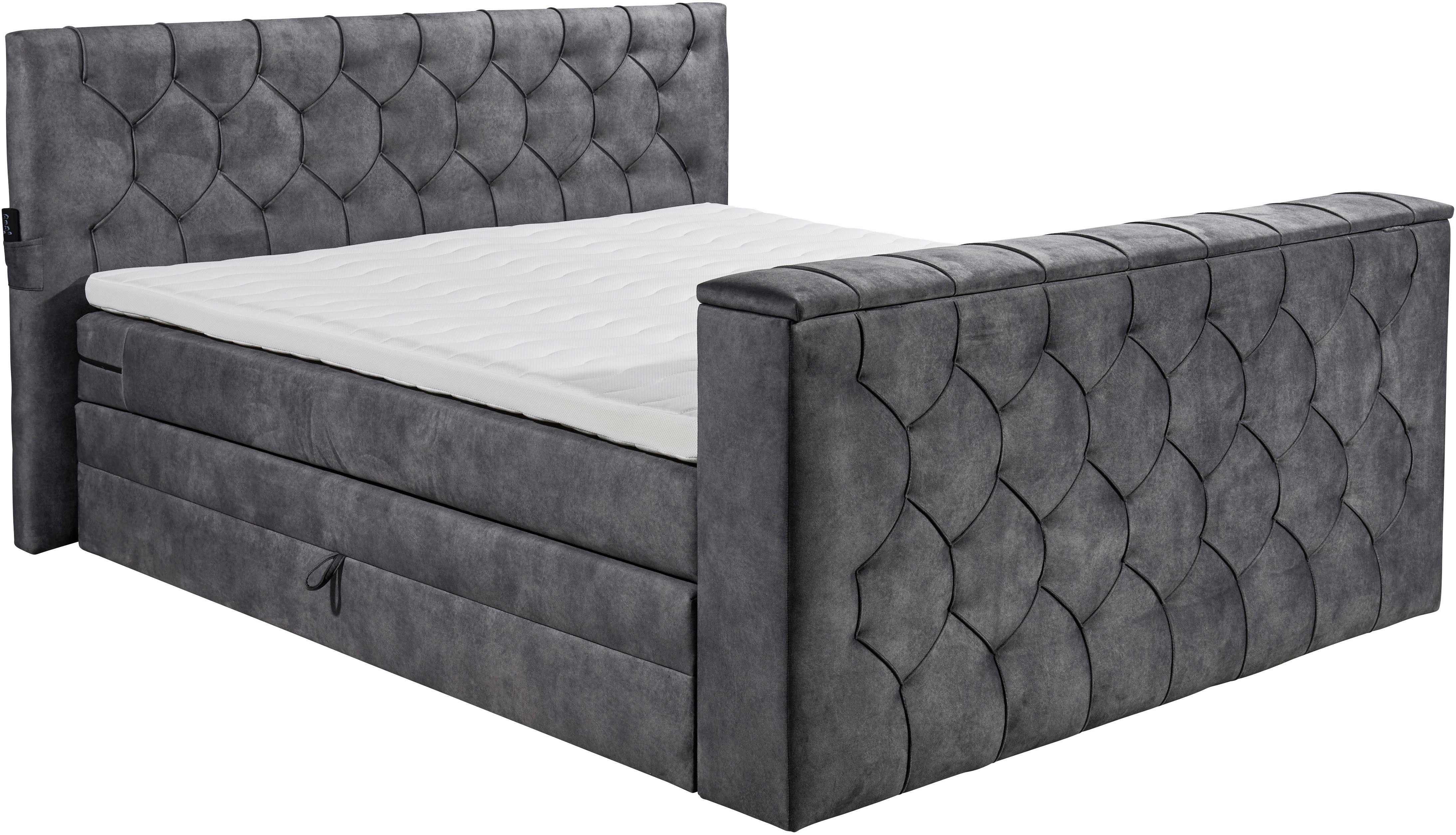 ED EXCITING DESIGN Boxspringbett Springdale, mit günstig online kaufen