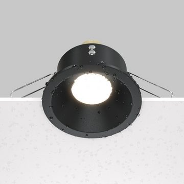 click-licht Einbauleuchte Deckeneinbaustrahler Zoom in Schwarz GU10 IP65 rund, keine Angabe, Leuchtmittel enthalten: Nein, warmweiss, Einbaustrahler, Einbauleuchte