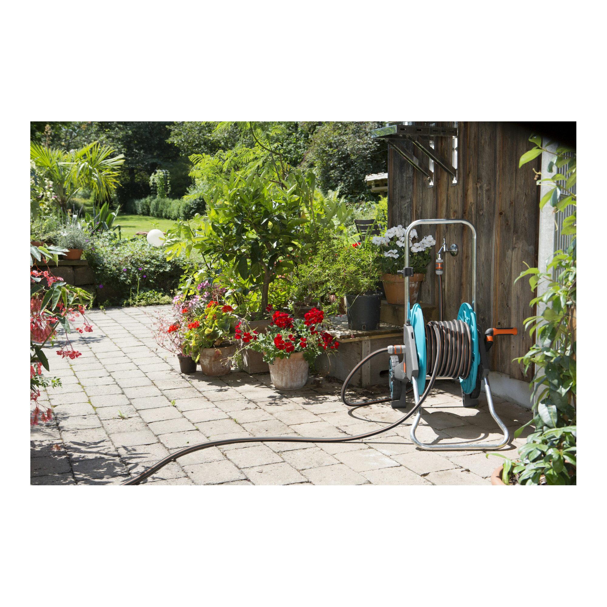 GARDENA Gartenschlauch GARDENA Anschlussgarnitur Comfort FLEX 13 mm (1/2), 1,5 m
