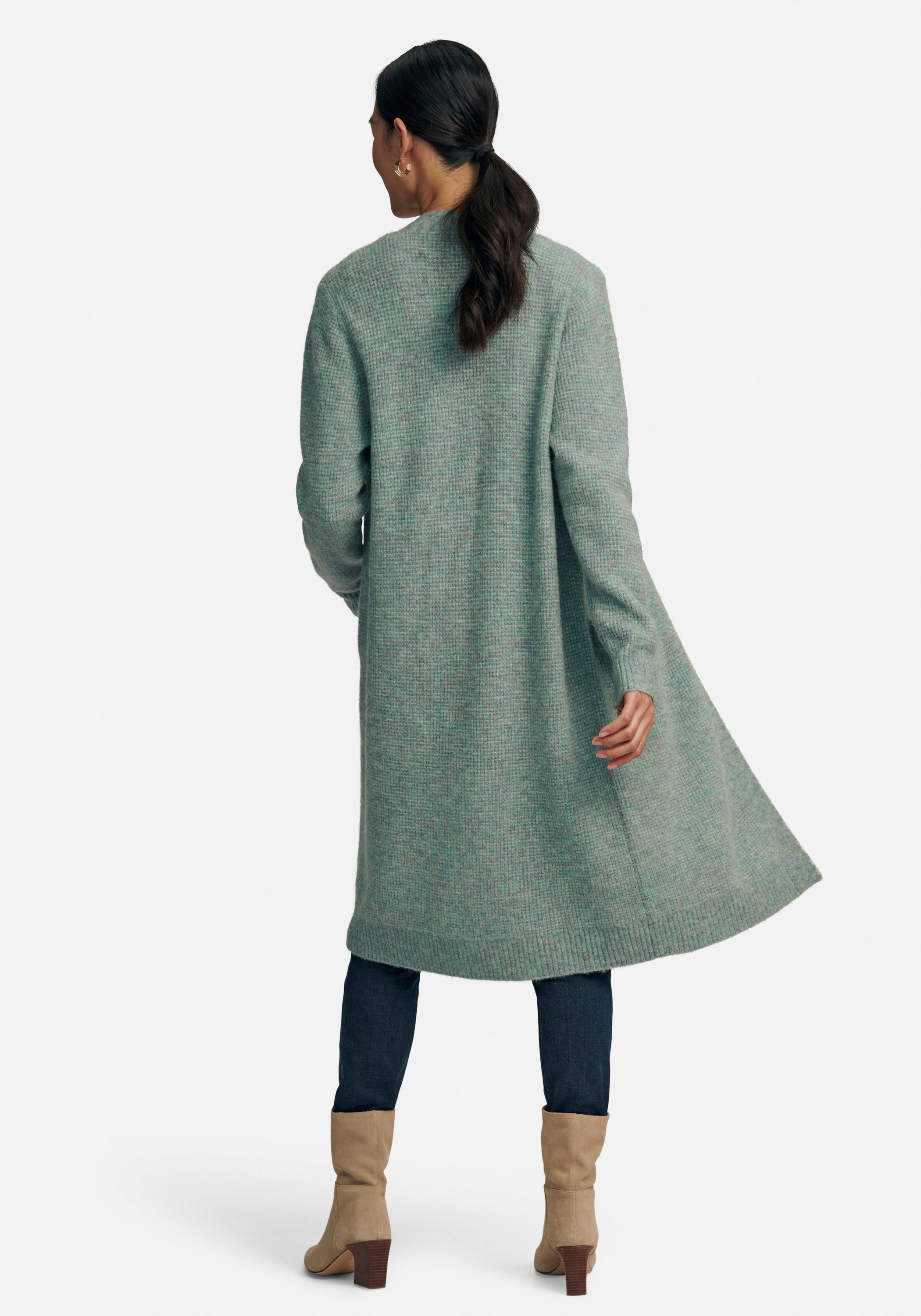 Hahn MINT-MELANGE Peter wool Strickjacke