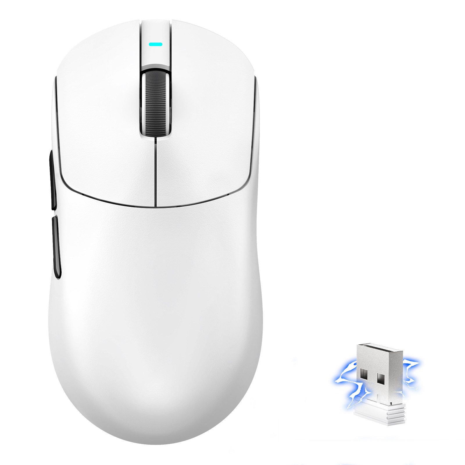 ATTACK SHARK X8PLUS Kabellose Gaming-Maus,40000 DPI,55g Superleichte Gaming-Maus (Bluetooth, kabelgebunden, 2.4GHz, 40000 dpi, PAW3395PRO Sensor,BK52820 MCU)