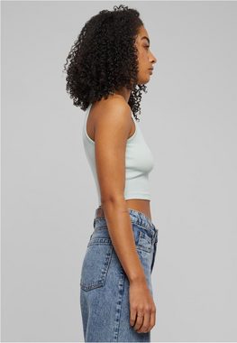 URBAN CLASSICS T-Shirt Ladies Organic Cropped Rib Top