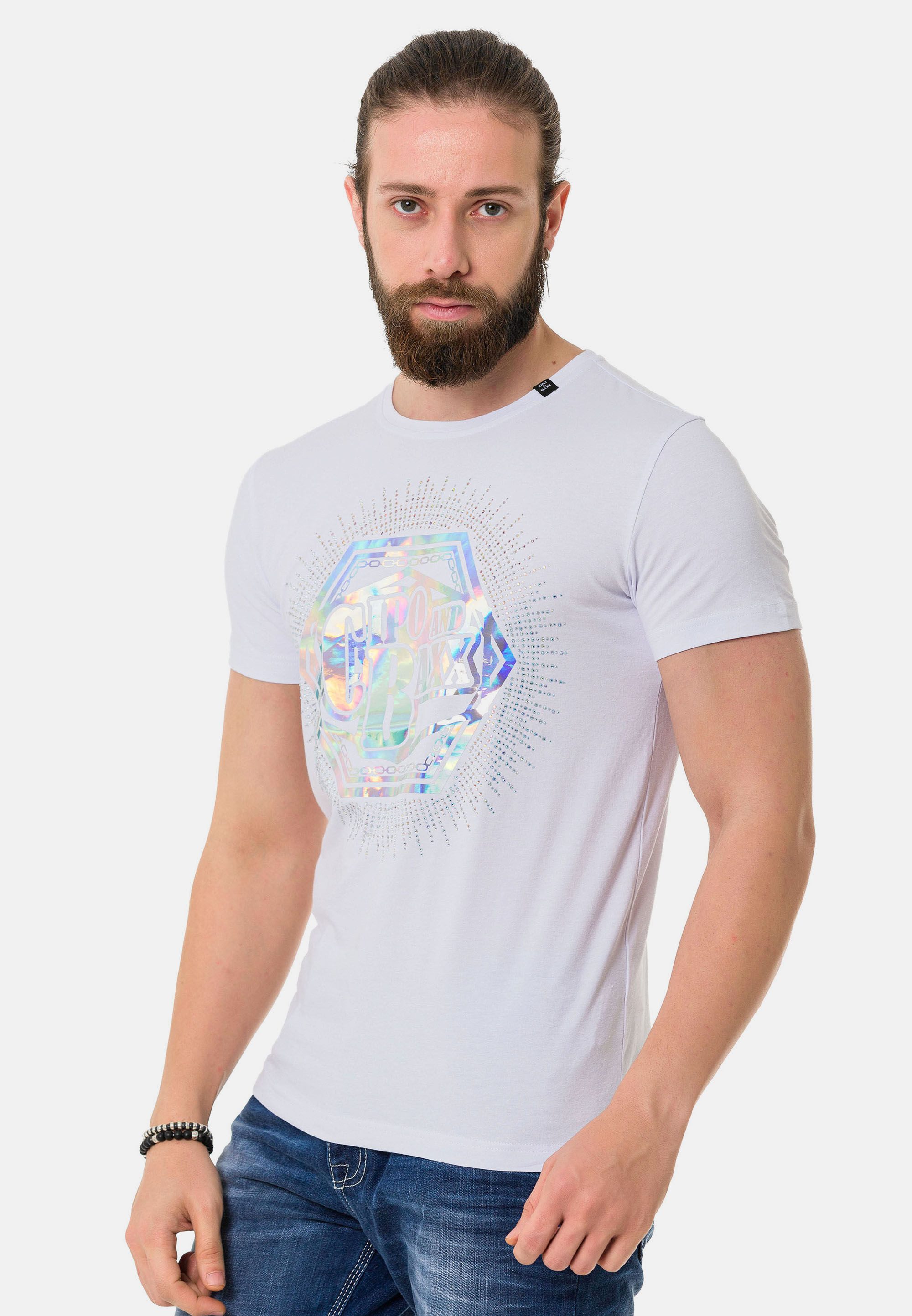 Cipo & Baxx T-Shirt CT720 gerade geschnitten