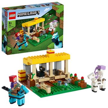 LEGO® Konstruktions-Spielset Minecraft™ 21171 Der Pferdestall, (241 St)