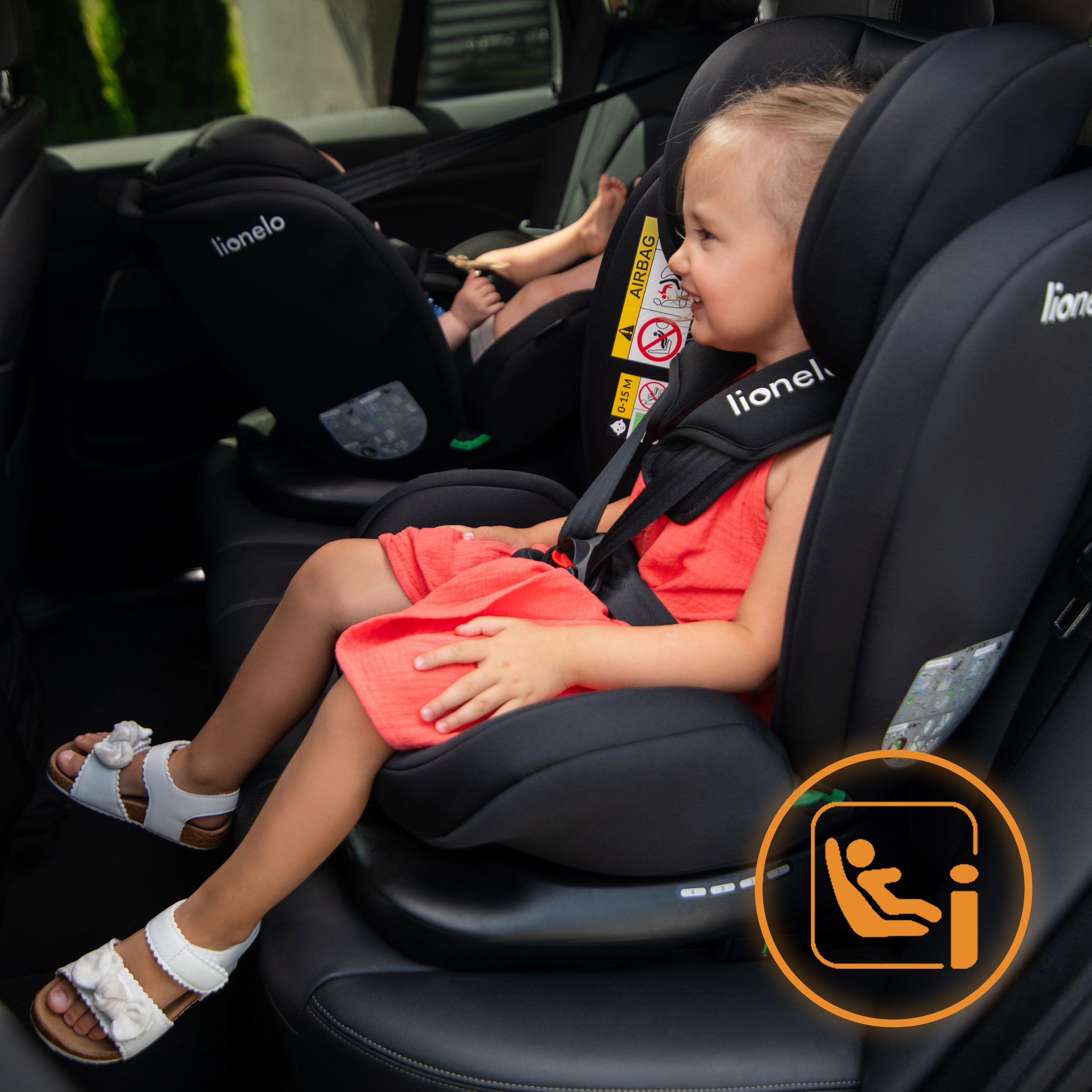 lionelo Autokindersitz BASTIAAN I-SIZE, ab: ab Geburt, bis: bis 12 Jahre, ab: 40,00 cm, bis: 150,00 cm, (Set), i-Size / 0-36 kg / Isofix + Top Tether