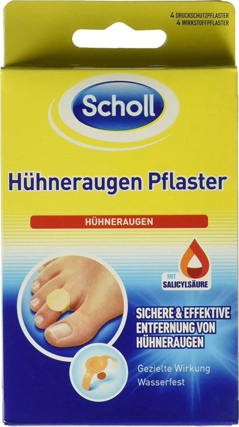 8 (Set, Hühneraugenpflaster und Druckschutzpflaster), Hühneraugen 4 Hühneraugen entfernen, Scholl Hühneraugenpflaster Zum St., Pflaster 4 SCHOLL