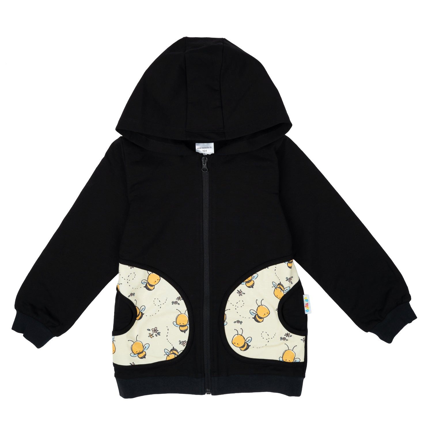 Babauba Kapuzensweatjacke CoolPocketHoodie BabyBees