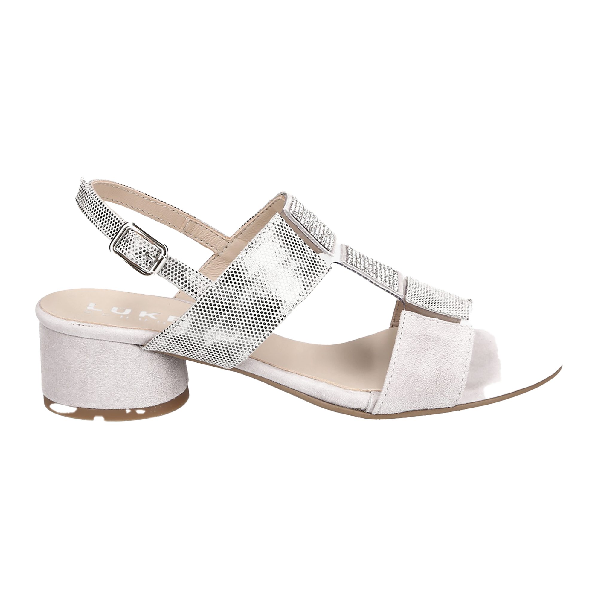 Lüke Schuhe Lüke Schuhe 17720B, Sandaletten, Grau, Damen Sandalette