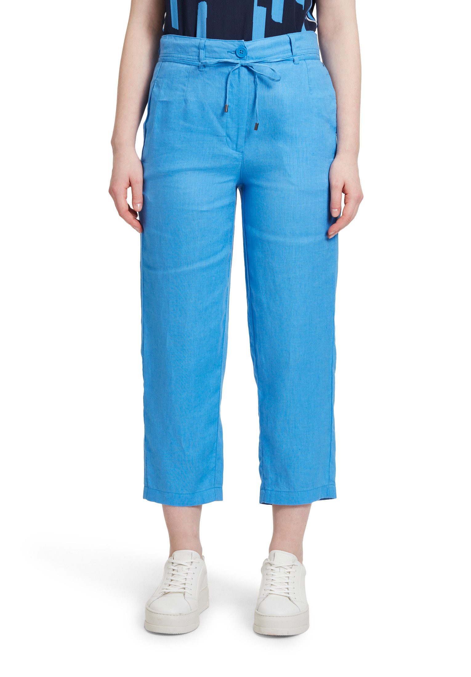 Stoffhose Betty & Co Damen Sommerhose mit Gürtel