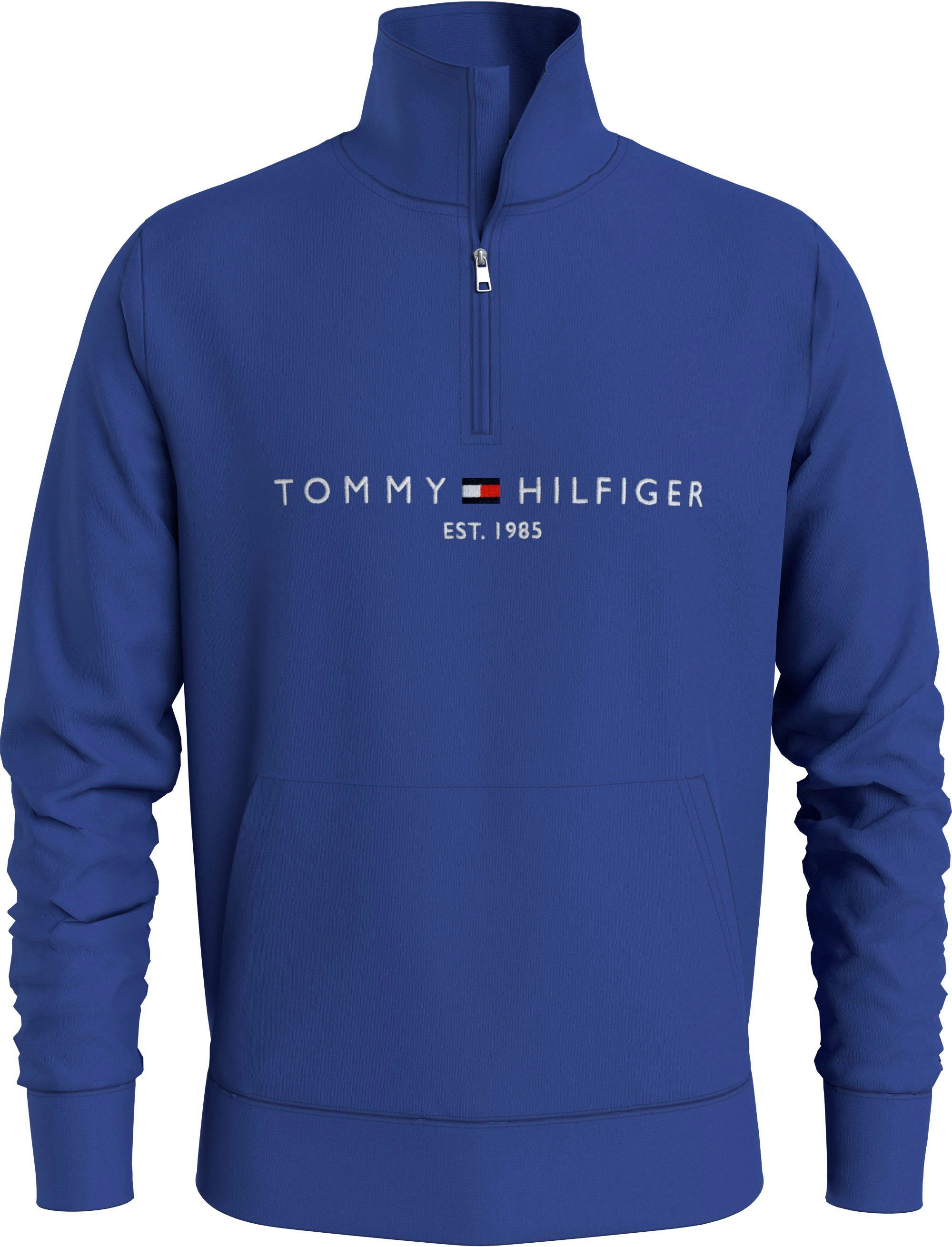 Tommy Hilfiger Sweatshirt TOMMY LOGO MOCKNECK Ultra Blue