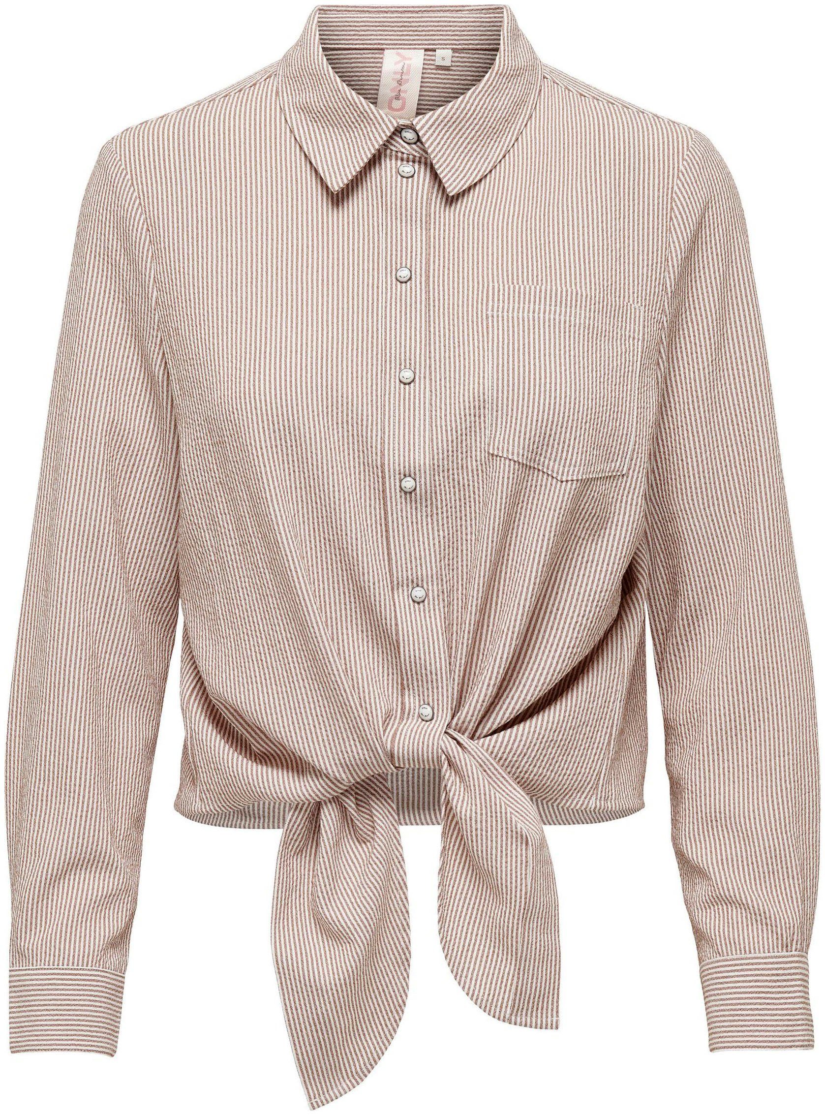 Coconut SHIRT WVN Toasted ONLY NOOS ONLLECEY Hemdbluse KNOT LS