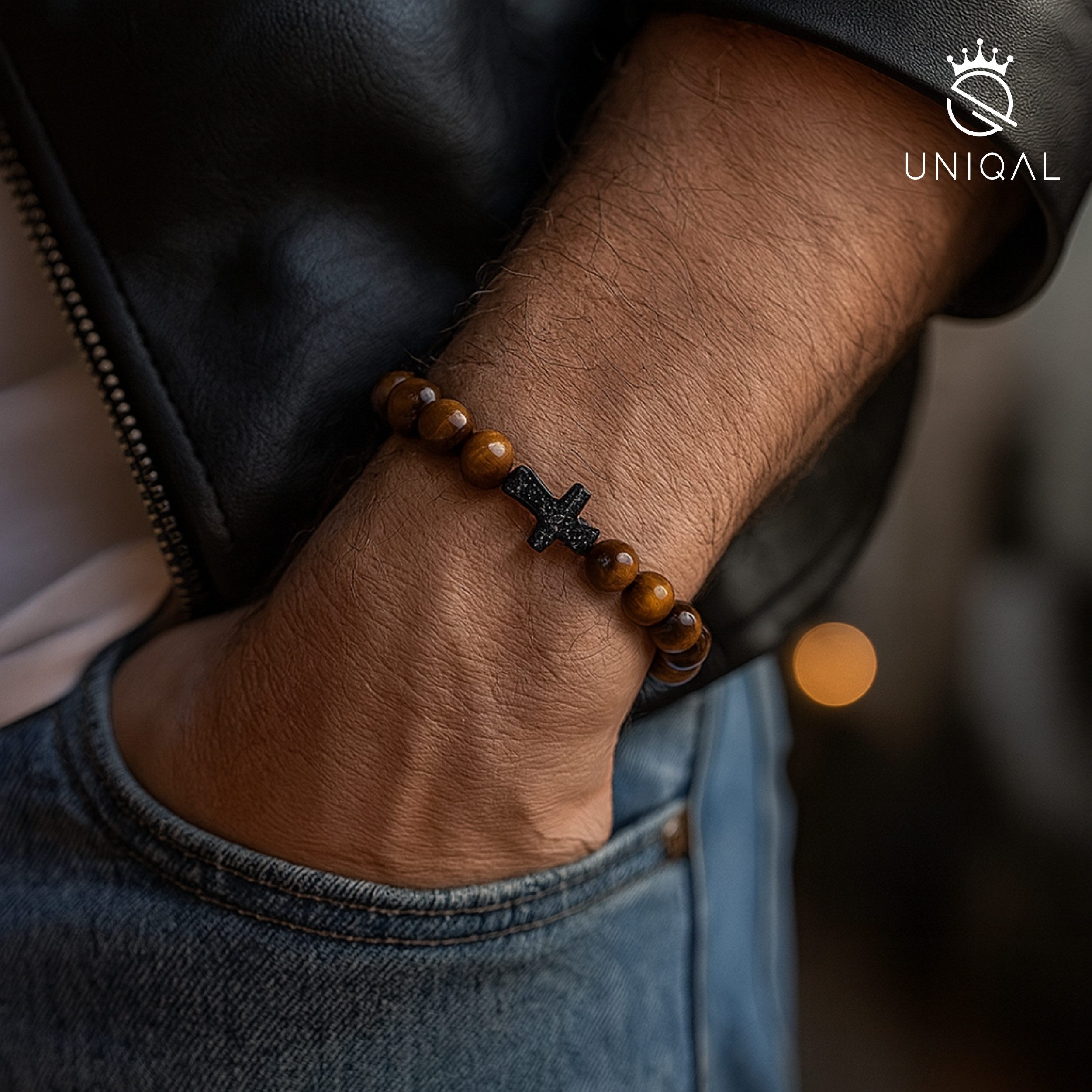 UNIQAL.de Perlenarmband Perlenrmband "UNIQAL" Naturstein, Heilstein, günstig online kaufen