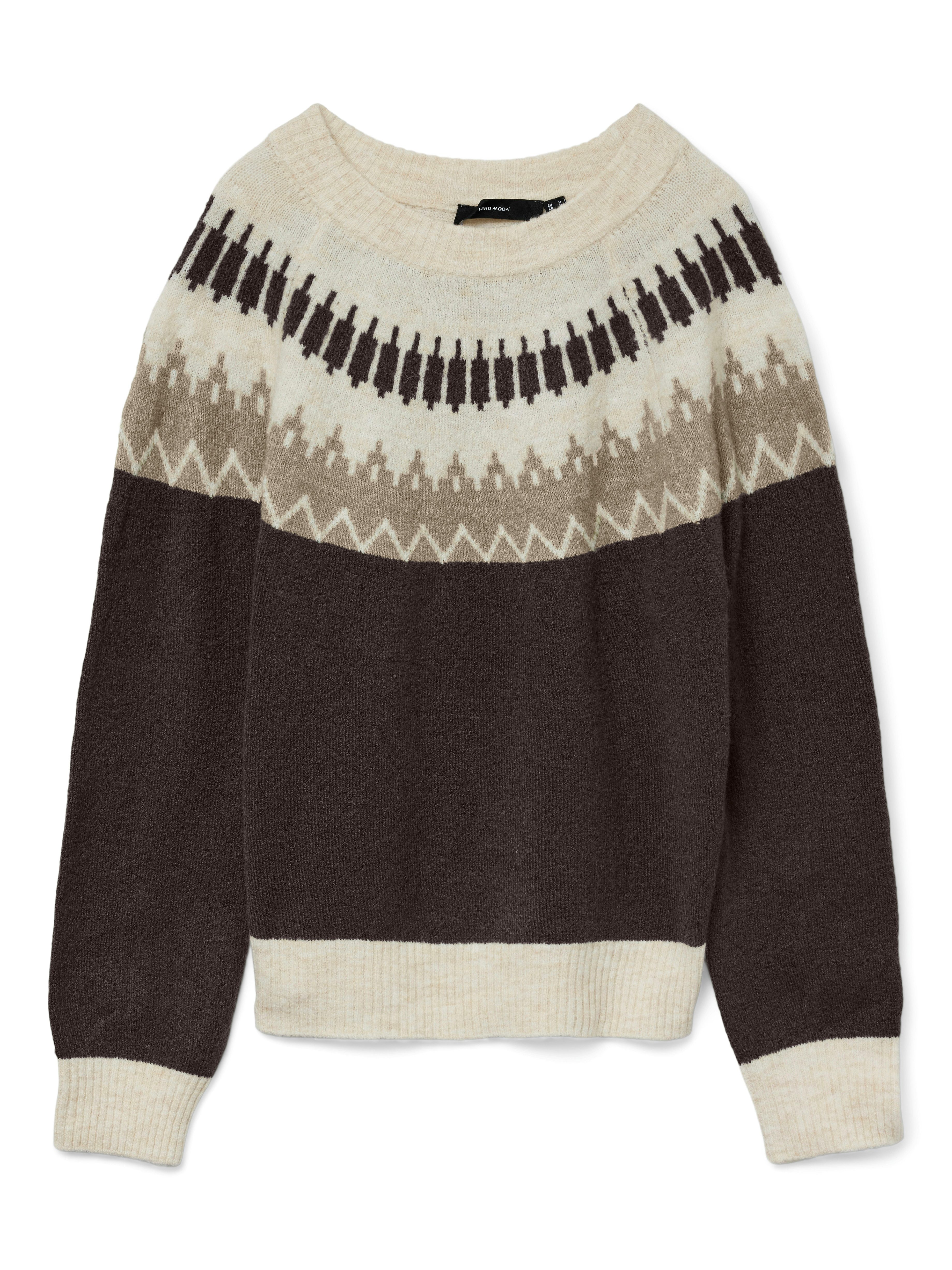 Strickpullover VMSIMONE LS NORDIC PULLOVER GA REP BOO