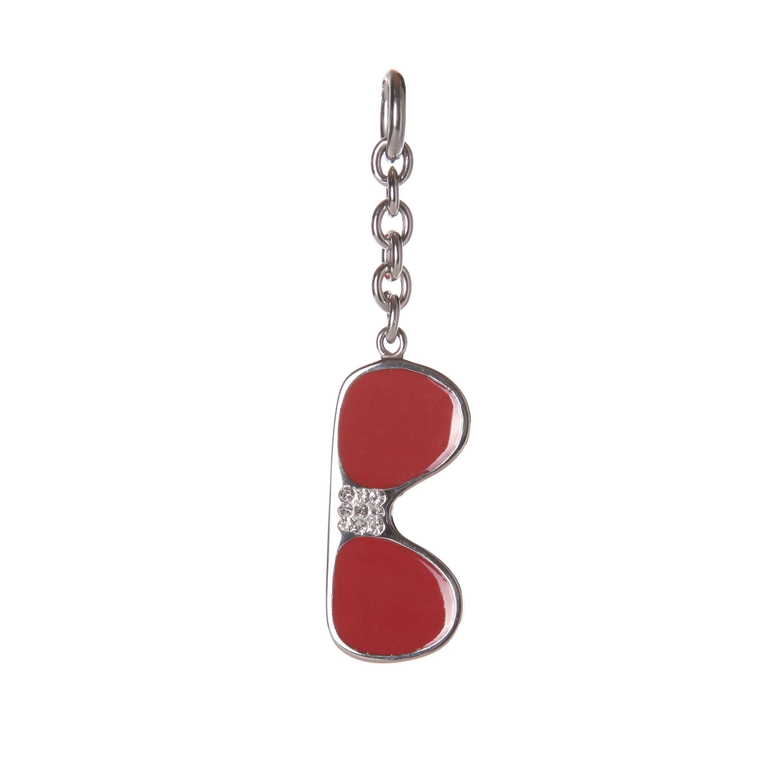 Kingka Charm-Einhänger Anhänger "Sonnenbrille", mit Zirkonia