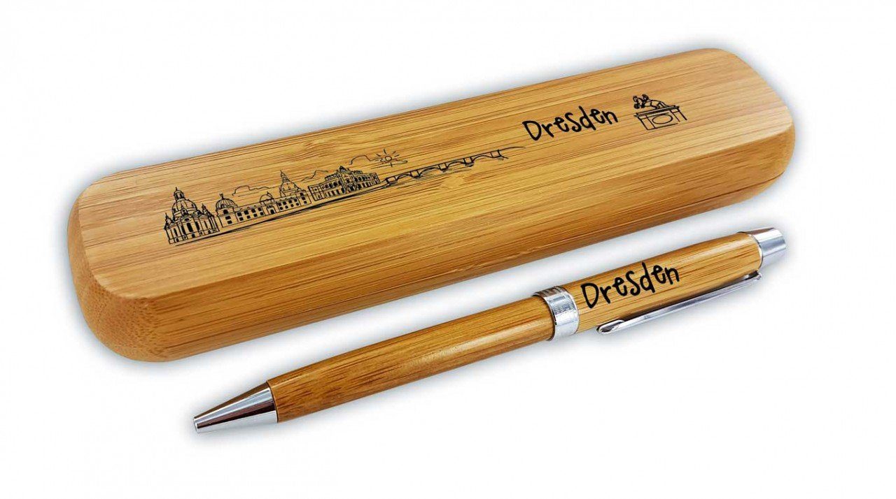 Kugelschreiber Skyline Stadtmeister die Dresden