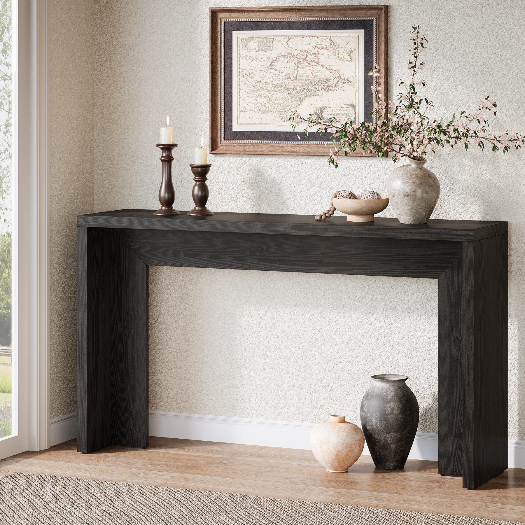 Tribesigns Konsolentisch 140 cm Beistelltisch, Eingangstisch mit Stauraum, günstig online kaufen