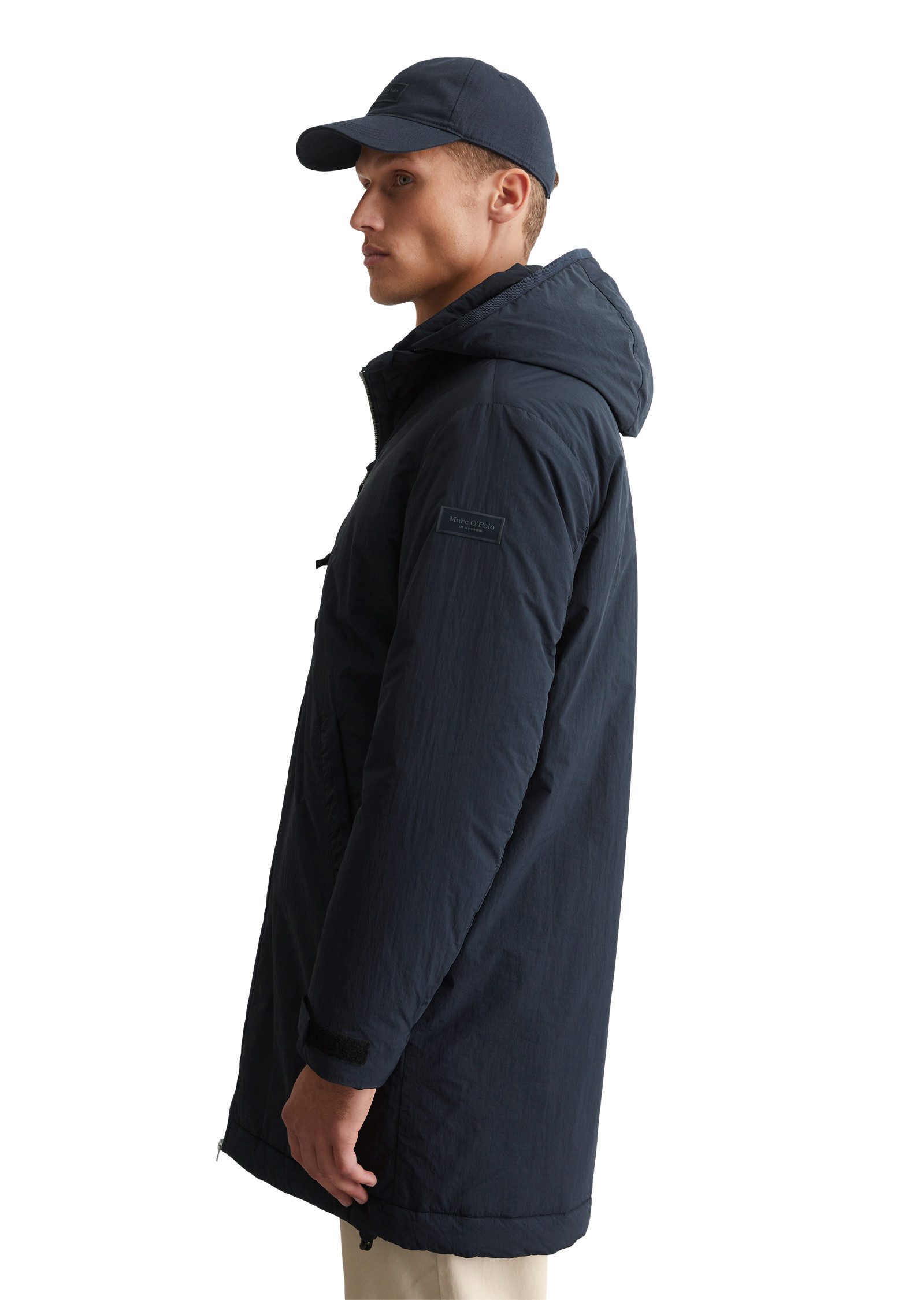 Marc O'Polo Outdoorjacke aus wasserabweisendem, recyceltem Material