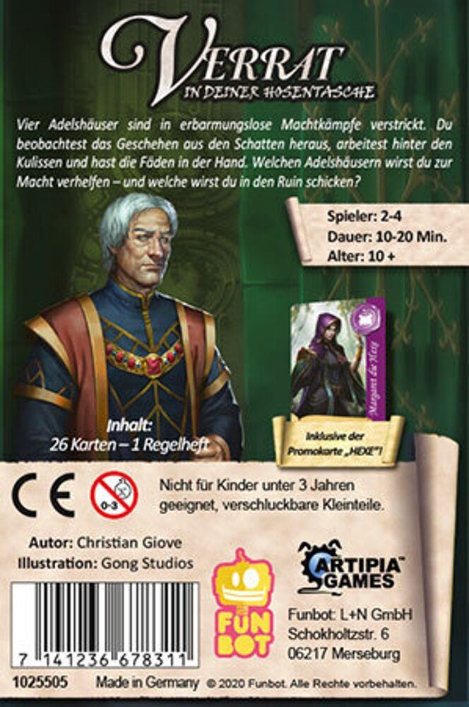 Funbot Spiel Verrat in deiner Hosentasche