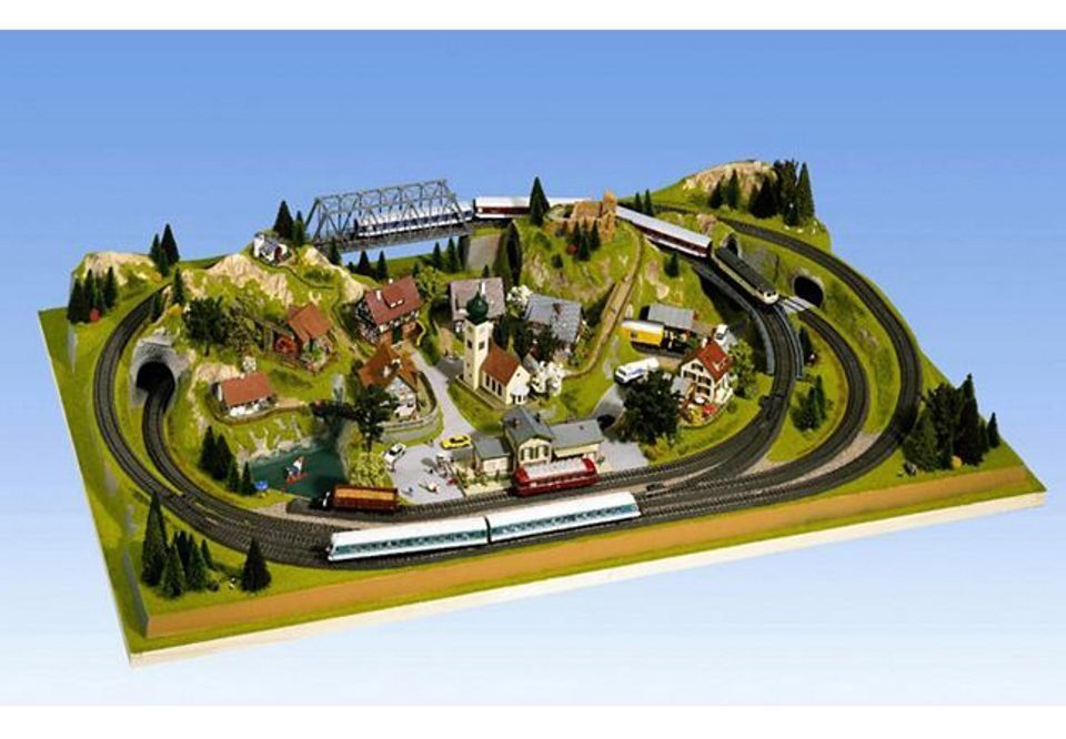 NOCH ModelleisenbahnFertiggelände »Schönmühlen«, Spur H0, Made in Germany