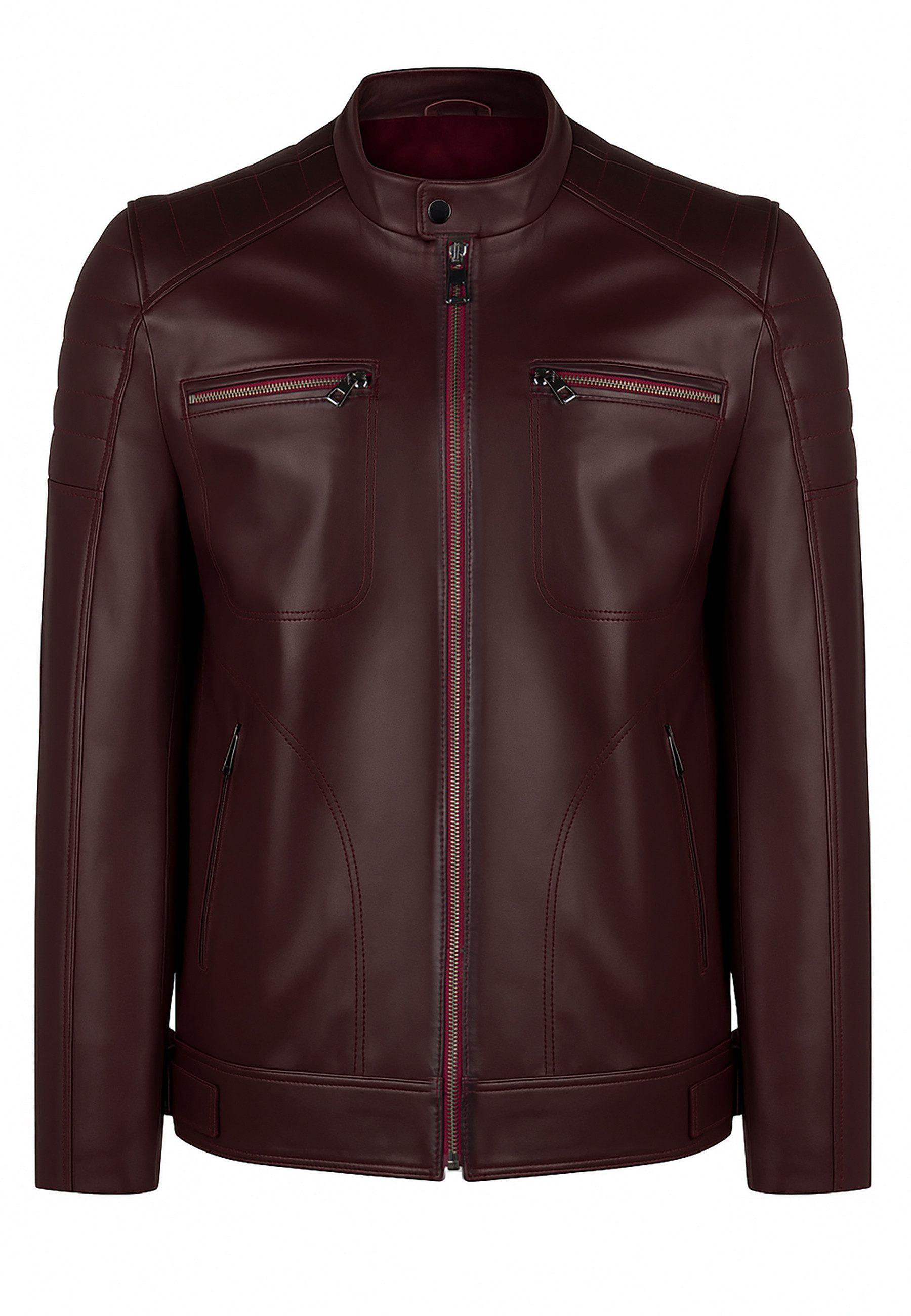Lederjacke Lederjacke mit Reißverschluss