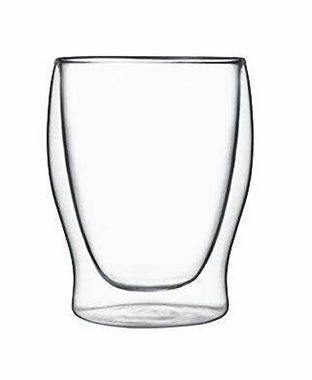Özberk Gläser-Set Bicchiere 08878/04, Glas, 6 er Bicchiere Thermo Doppelwand Gläser