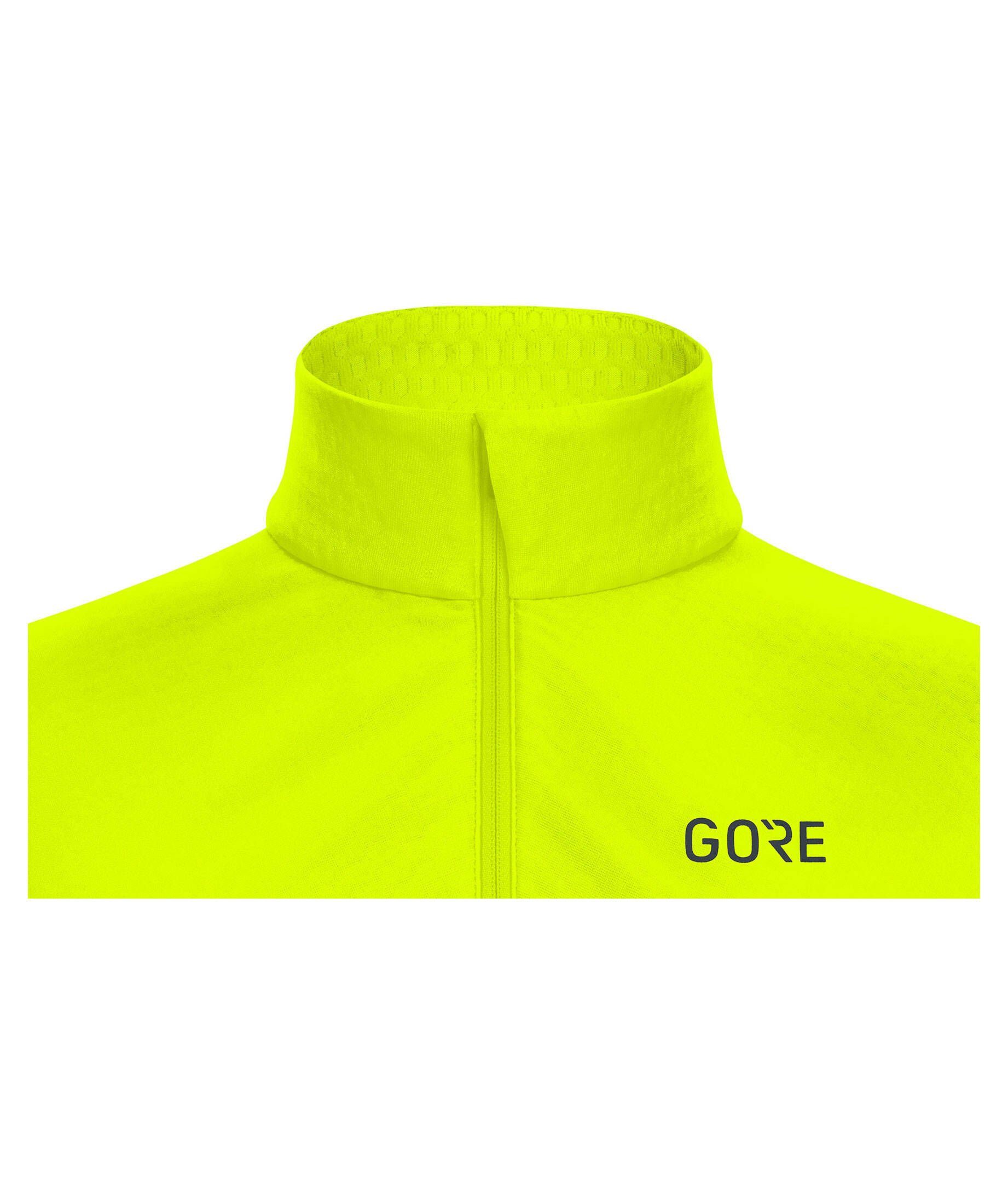 Thermo-Laufshirt (1-tlg) THERMO 0899 yellow/black Herren Langarm neon DL Wear GORE® Laufshirt