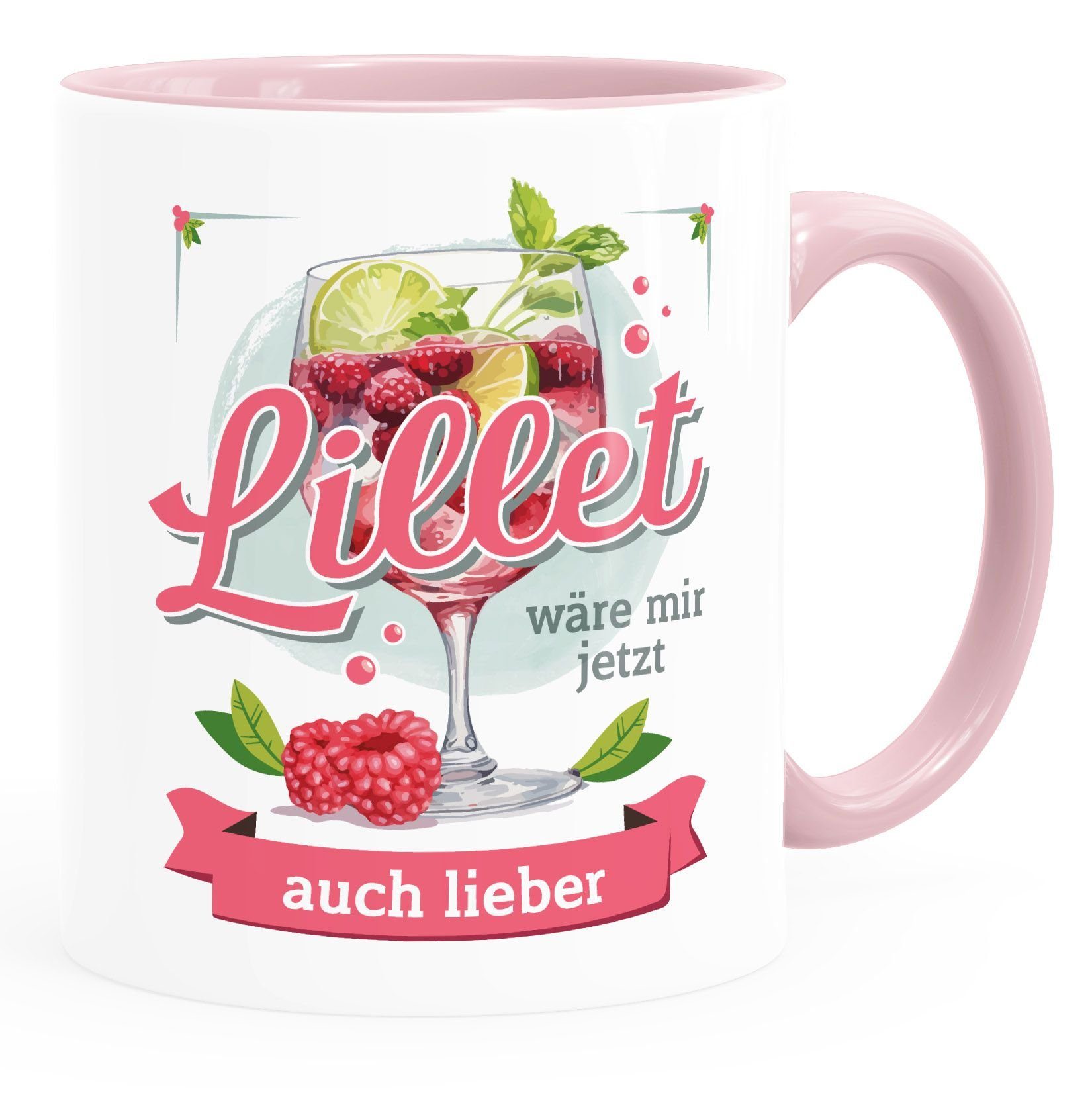 MoonWorks Tasse Tasse mit Spruch Lillet wäre mir jetzt auch lieber Büro