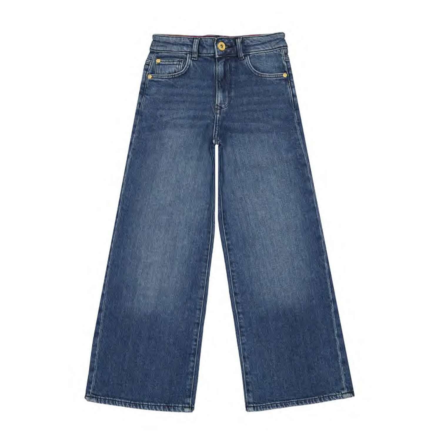 Vingino 5-Pocket-Jeans Mädchen Wide Leg Jeans aus Baumwolle mit weitem Bein