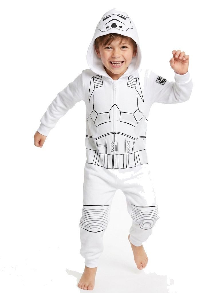 Star Wars Jumpsuit Star War Kinder-Jumpsuit / Einteiler – Darth Vader & Stormtrooper Star Wars Stormtrooper Onesie Strampelanzug