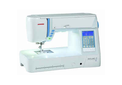 Janome Computer-Nähmaschine Janome Skyline S5 mit Maxi-Anschiebetisch, 170 Programme