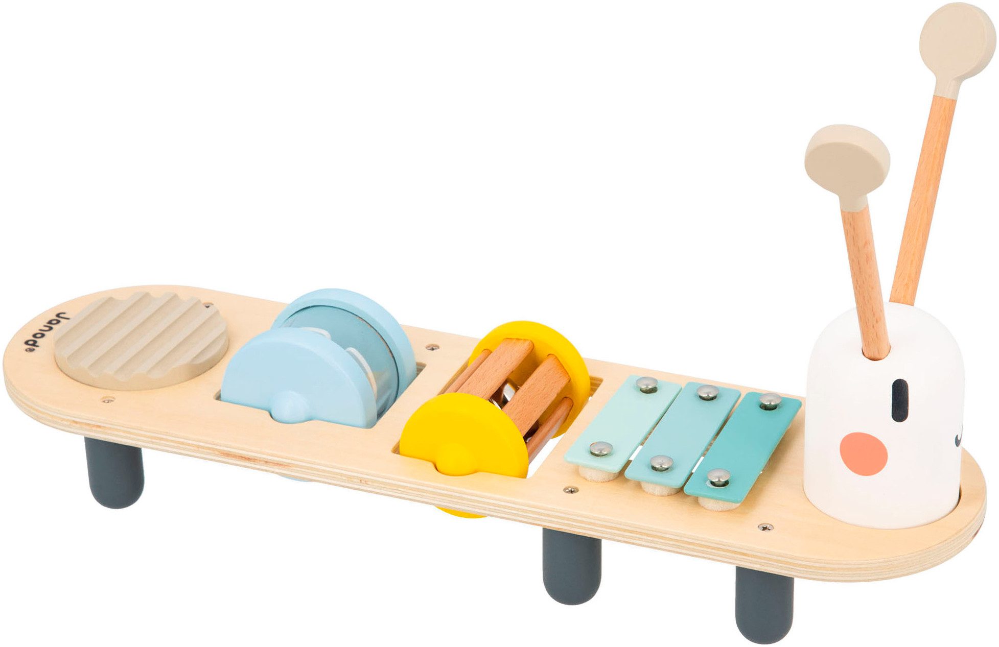 Janod Spielzeug-Musikinstrument Aktivitäts-Raupe, FSC®- schützt Wald günstig online kaufen