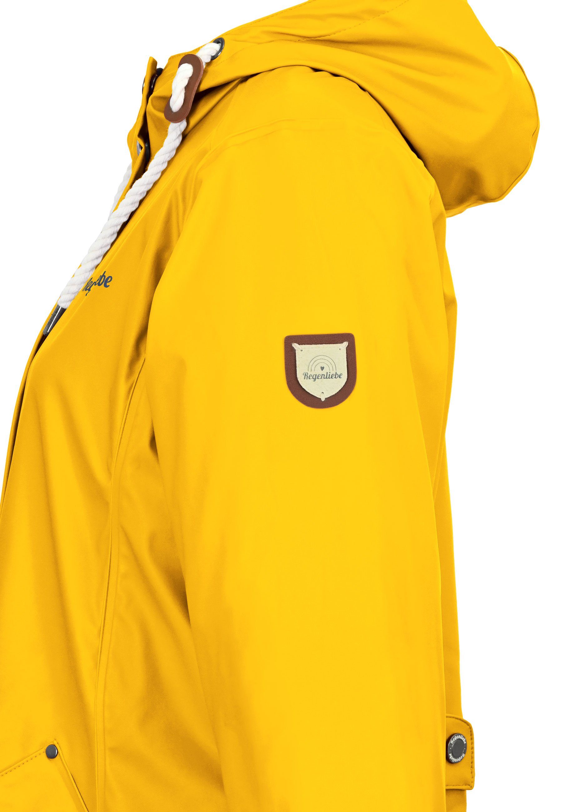 Regenliebe Winterjacke Friesennerz Regenparka mit Teddyfleece gefüttert