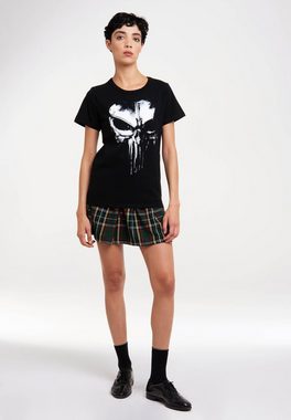 LOGOSHIRT T-Shirt Marvel - Punisher Techno Skull mit lizenziertem Print