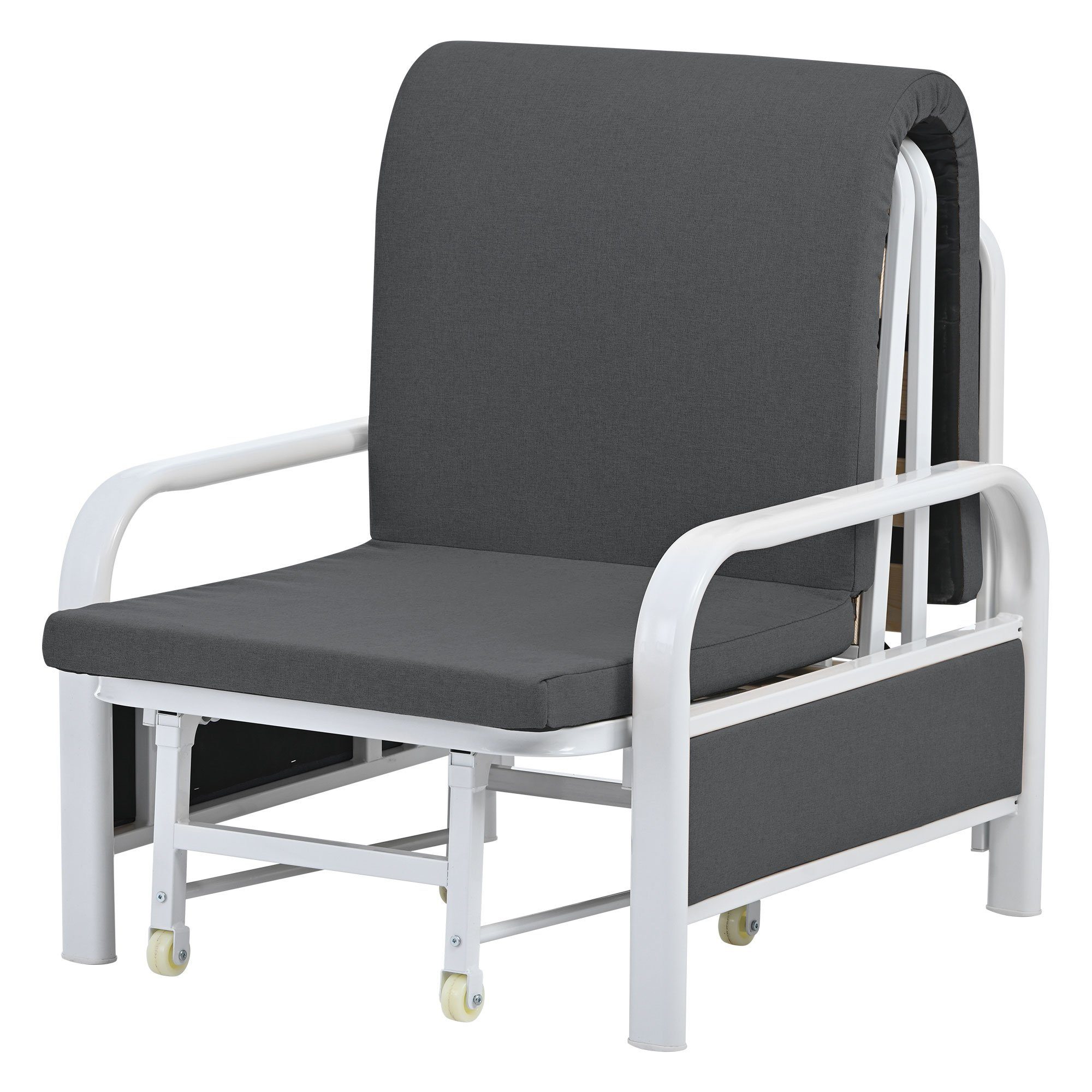Relaxsessel (2-in-1 Schlafsessel Schlafsofa), Loungesessel mit Schlaffunktion, belastbar bis 150kg, verstellbar