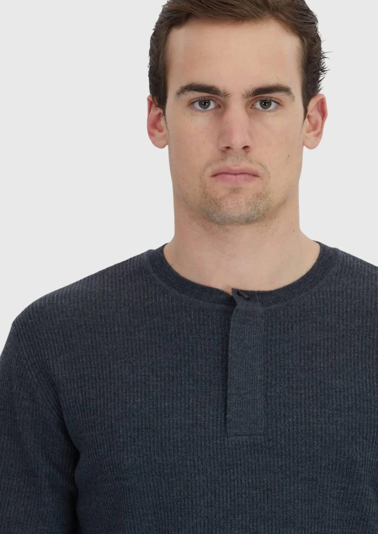 RAMSEY Longpullover Strickpullover „Harte Kohle“