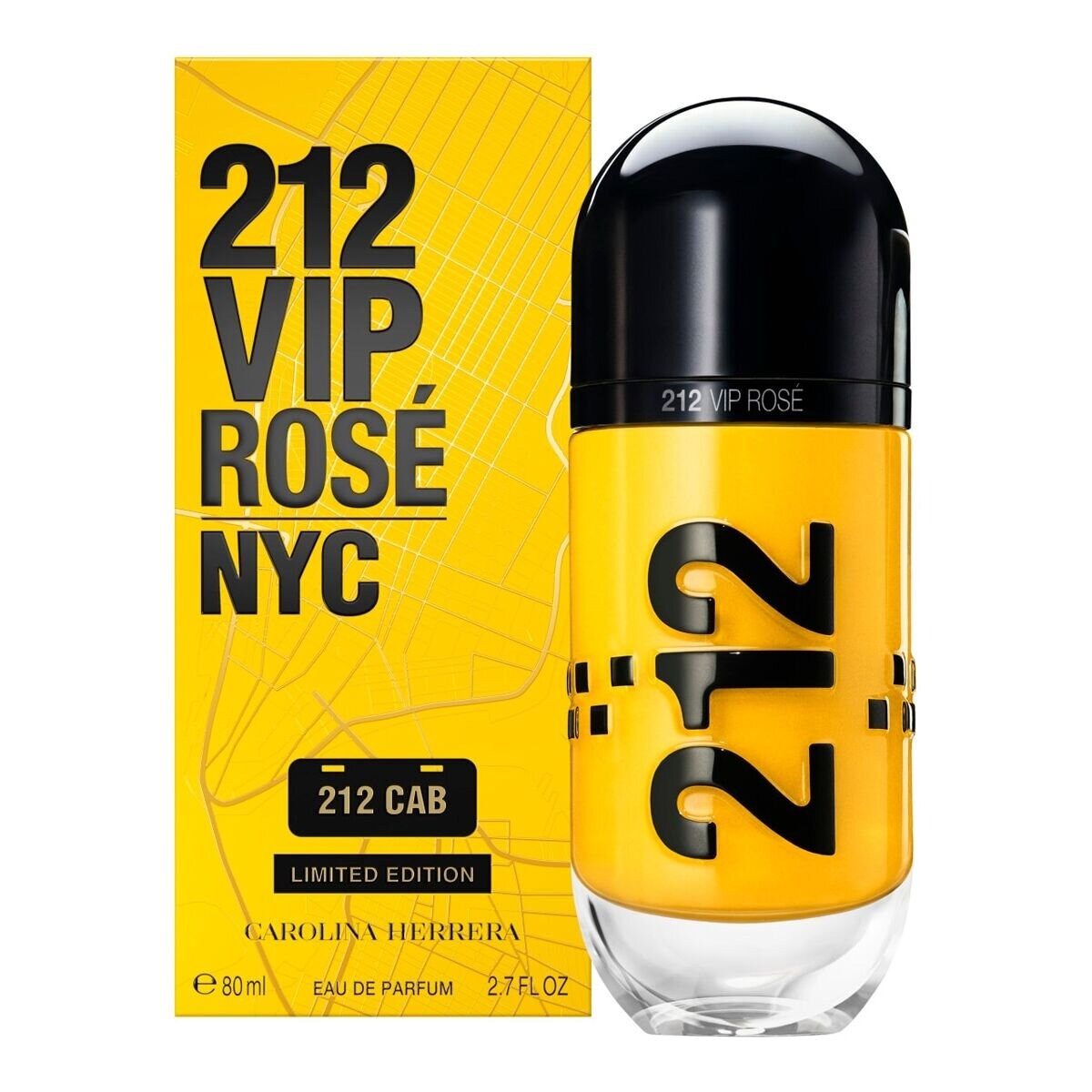 Carolina Herrera Eau de Parfum 212 VIP ROSE 212 CAB Deepdampf, rote Limette, 80 ml
