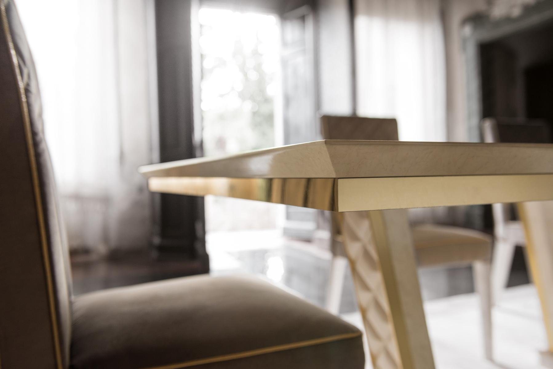 luxus Rokoko royal Stühle 8 Esstisch Essgruppe, Tisch Jugendstil + arredoclassic™ Möbel Esszimmer JVmoebel Barock