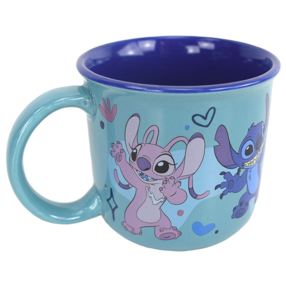 Stor Tasse Tasse mit Stitch Motiv ca. 350ml aus Keramik, 1-tlg., Keramik, authentisches Design – Bild 3 von 3