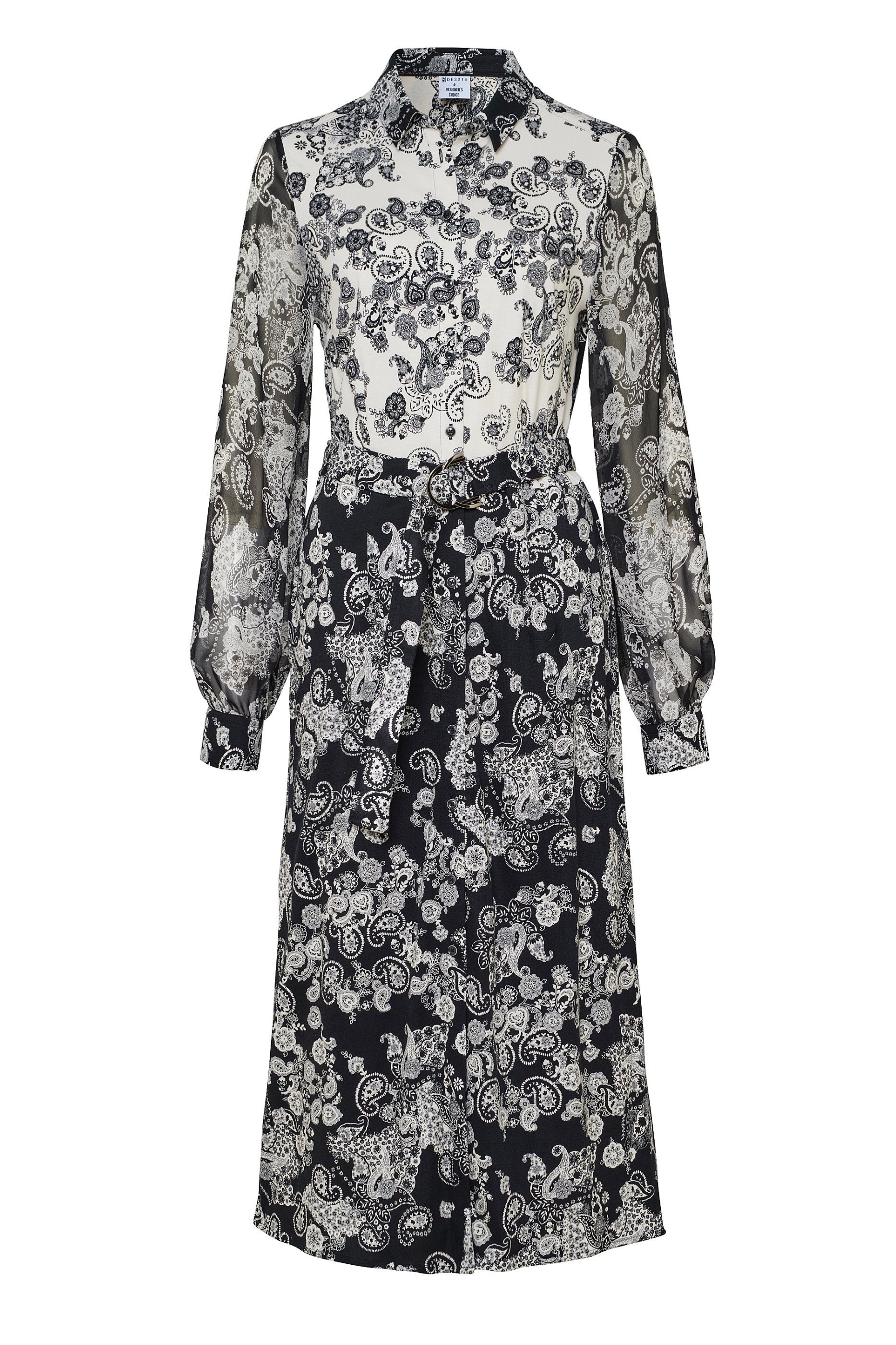 DESOTO Jerseykleid Kora mit Gürtel mehr