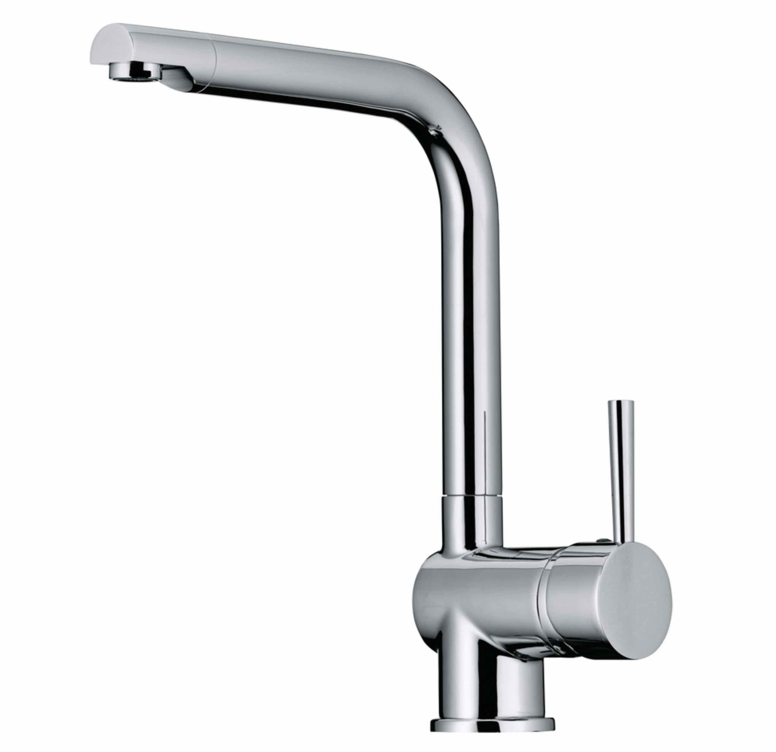 Naber Küchenarmatur Naber Drive 1. Einhebelmischer. Chrom. Mit schwenkbarem Auslauf