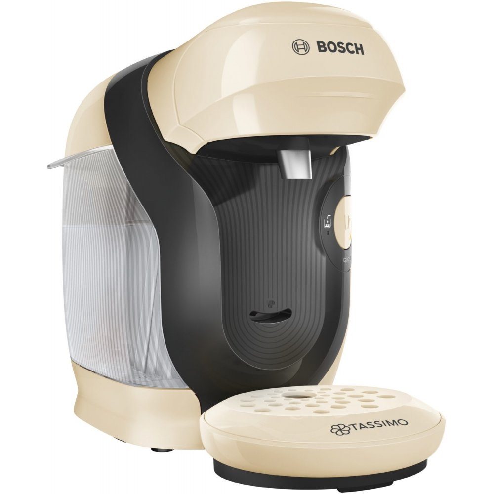 - Bosch Kapsel-/Kaffeepadmaschine Style creme Kapselmaschine TASSIMO TAS1107 -