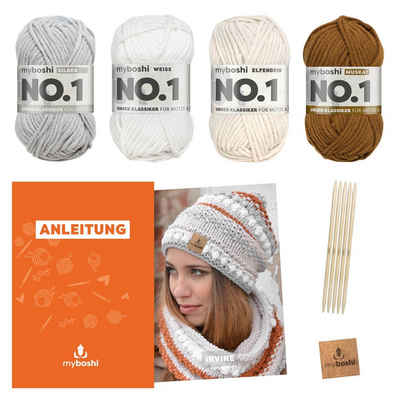 myboshi Kreativset Strickset Mütze Irvine No.1 Wolle Nadel Anleitung, (1-tlg)