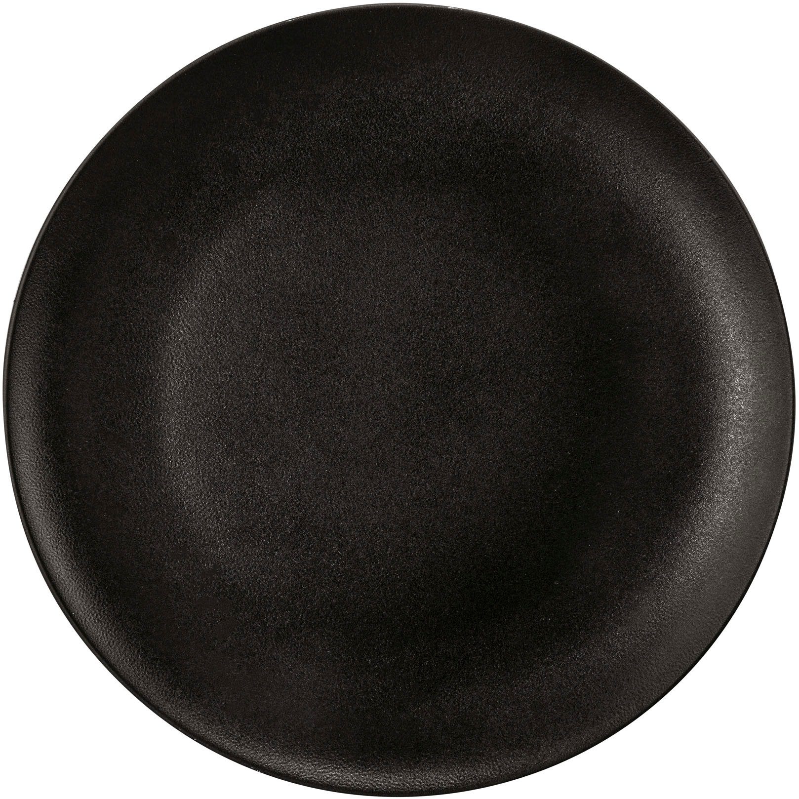 Seltmann Weiden Frühstücksteller Liberty - Velvet Black, (1 St), Teller rund 22,5 cm