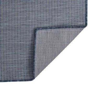 Teppich Outdoor-Flachgewebe 200x280 cm Blau, furnicato, Rechteckig