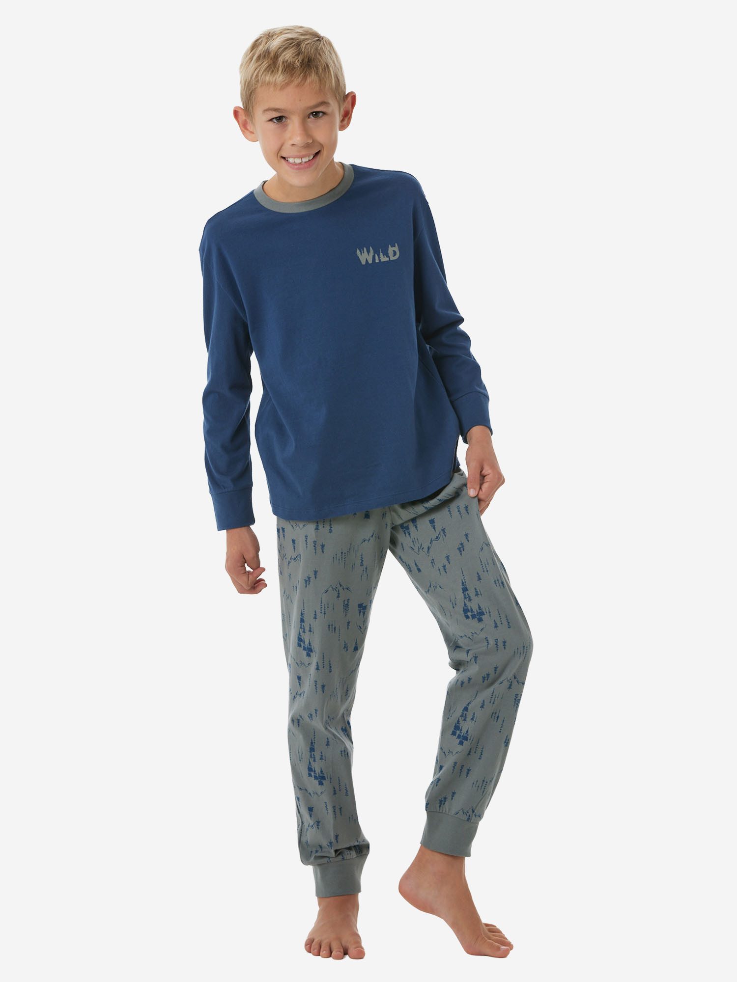 Schiesser Schlafanzug Nightwear (2 tlg) Pyjama, Pyjama Set, Schlafanzug Set