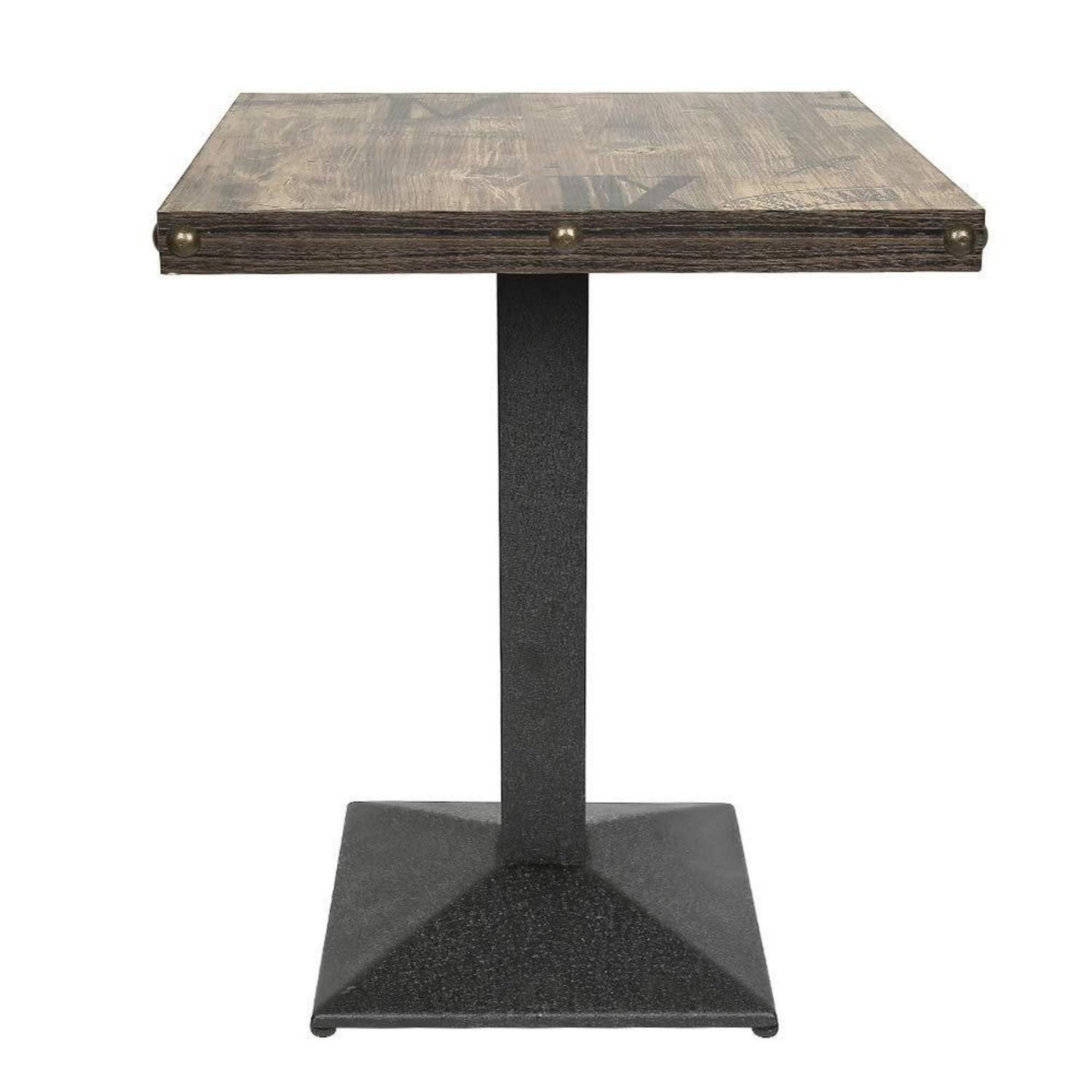 LuxusKollektion Stehtisch Esstisch Quadratisch 60x60cm Reinweiß (1-St)