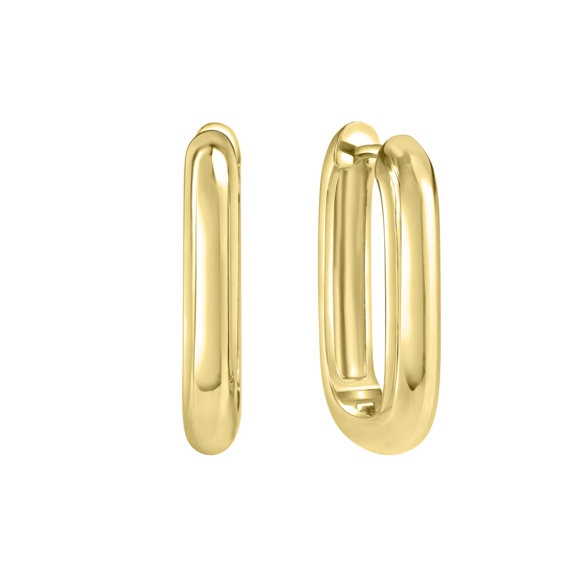 CELESTA Paar Creolen Silber 925 vergoldet